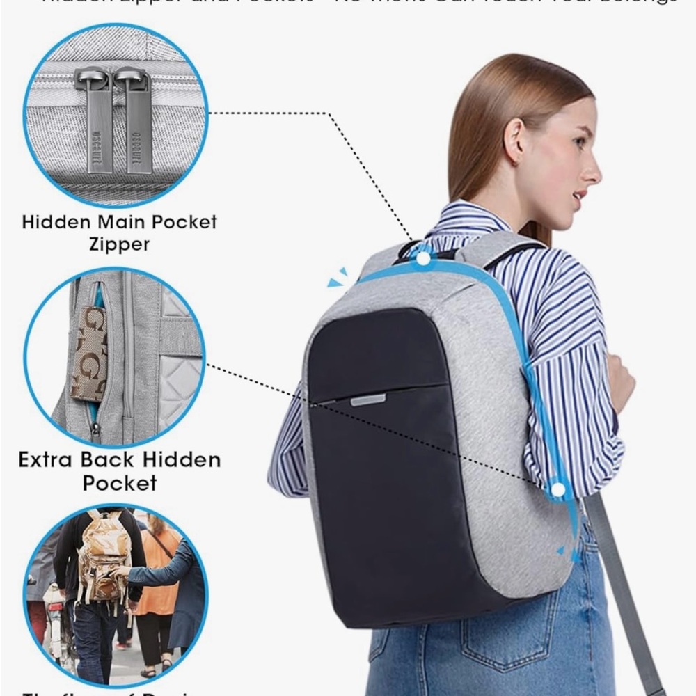 Black Tech Backpackk - Picture 9 of 10
